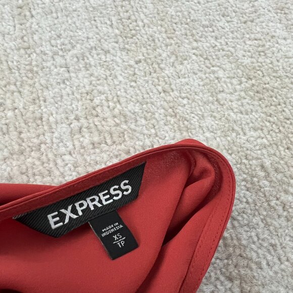 Express Lace Sleeve Low Back Flowy Boho Blouse Top XS - Picture 2 of 8